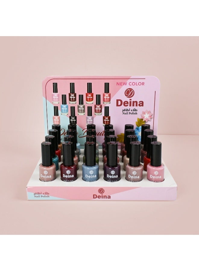 Deina This nail polish set contains 24 rich and varied colors, offering a rich texture and a perfect finish. - Image 2